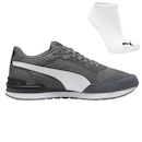 KIT TÊNIS PUMA ST RUNNER V4 MESH + MEIA - MASCULINO - Foto 1