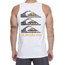 Camiseta Regata Quiksilver Vertical Logos Sm25 - Masculina Snow White - Foto 2