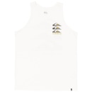 Camiseta Regata Quiksilver Vertical Logos Sm25 - Masculina Snow White - Foto 3