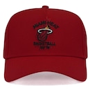 Boné Aba Curva New Era 9Forty A-Frame Nba Miami Heat Core - Snapback - Adulto - Foto 2