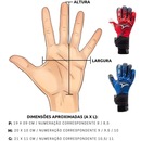 Luva de Goleiro Three Stars Thunder - Adulto - Foto 5