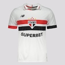 Camisa do São Paulo I 2024 New Balance Jogador com Patrocínio - Masculina - Foto 1