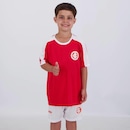 Kit Internacional Colorado Infantil Vermelho e Branco - Foto 1