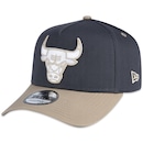 Boné Aba Curva New Era 940 A-Frame Chicago Bulls Dual Color - Snapback - Adulto - Foto 1