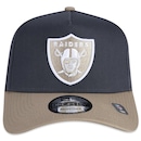 Boné Aba Curva New Era 940 A-Frame Las Vegas Raiders Dual - Snapback - Adulto - Foto 3