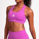 Top adidas Poliamida Suporte Médio Treino Feminino - Foto 2