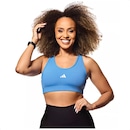 Top adidas Treino Básico Suporte Médio - Feminino - Foto 5