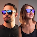 Óculos de Sol Unissex Hupi Major Sertões - Foto 4