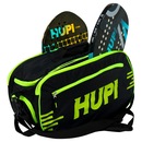 Raqueteira Hupi Pro Preto e Amarelo Neon para Beach Tennis e Padel - Foto 3
