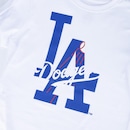 Camiseta New Era Regular Mlb Los Angeles Dodgers World Of Logos - Masculina - Foto 3