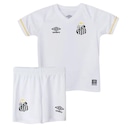 Conjunto com Camisa do Santos I Umbro 2023/24 - Infantil - Foto 1