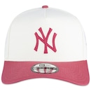 Boné Aba Curva New Era 940 A-Frame New York Yankees Core Winecork - strapback - Adulto - Foto 3