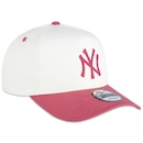 Boné Aba Curva New Era 940 A-Frame New York Yankees Core Winecork - strapback - Adulto - Foto 4