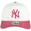 Boné Aba Curva New Era 940 A-Frame New York Yankees Core Winecork - strapback - Adulto - Foto 9