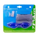 Kit Natação Poker Navagio Óculos+Touca+Protetor de Ouvido - Foto 2