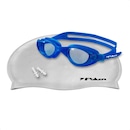 Kit Natação Poker Navagio Óculos+Touca+Protetor de Ouvido - Foto 1