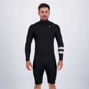 Short John Hurley M Advant 2/2 LS Springsuit Manga Longa Preto - Foto 1