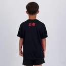 Camisa Flamengo Torcer Infantil Preta - Foto 4