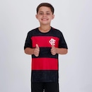 Camisa Flamengo Torcer Infantil Preta - Foto 1