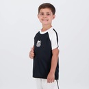 Camisa Santos Farol Infantil Preta e Branca - Foto 3