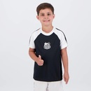 Camisa Santos Farol Infantil Preta e Branca - Foto 1