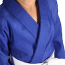 Kimono de Judo Mks Cbj Oficial Seitô + Faixa Branca - Infantil - Foto 5