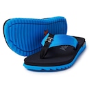 Sandália Masculina Kenner Kivah Preto e Azul - Kenner - Unissex - Foto 1