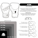 Luva de Boxe Mks Profissional Couro Icon - Foto 2