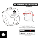 Head Guard Mks Capacete de Boxe Combat Without Chin - Foto 2