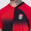 Camisa Flamengo Vintém Preta e Vermelha - Foto 5