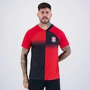 Camisa Flamengo Vintém Preta e Vermelha - Foto 1