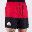 Bermuda Flamengo Rubro Vermelha e Preta - Foto 2