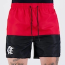 Bermuda Flamengo Rubro Vermelha e Preta - Foto 1