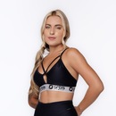 Top Orbis Tiras Elástico Poliamida Laminado Bojo Removível - Foto 2