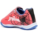 Chuteira Futsal Dray Marvel Homem Aranha - Infantil - Foto 4