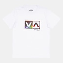 Camiseta Rvca Balance Box Film Sm25 Masculina Branco - Foto 3
