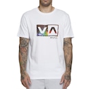 Camiseta Rvca Balance Box Film Sm25 Masculina Branco - Foto 1
