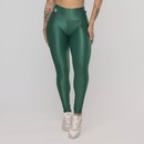 Calça Legging Orbis Fitness Cintura Alta Poliamida Brilho Laminado - Feminina - Foto 3