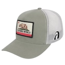 Boné Aba Curva Surf Alive Trucker California Republic Patch - Snapback - Adulto - Foto 1