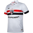Camiseta New Balance São Paulo Torcedor C/P Home 24 - Masculina - Foto 2
