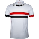 Camiseta New Balance São Paulo Torcedor C/P Home 24 - Masculina - Foto 3