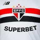 Camiseta New Balance São Paulo Torcedor C/P Home 24 - Masculina - Foto 4
