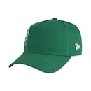 Boné Aba Curva New Era 9Forty A-Frame Nba Boston Celtics World Of Logos - Snapback - Adulto - Foto 2