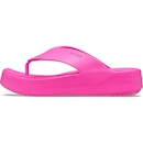 Chinelo Crocs Getaway Plataform Flip Pink - Feminino - Foto 3