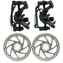 Kit Freio Disco Bike Disco Mecânico Pinças Rotor Absolute - Foto 5