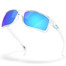 Óculos de Sol Unissex Oakley Gibston Xl Clear 0562 - Foto 5