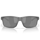 Óculos de Sol Unissex Oakley Gibston Xl Steel Prizm Black Polarized - Foto 3