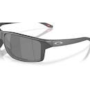Óculos de Sol Unissex Oakley Gibston Xl Steel Prizm Black Polarized - Foto 4