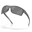 Óculos de Sol Unissex Oakley Gibston Xl Steel Prizm Black Polarized - Foto 5