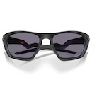 Óculos de Sol Unissex Oakley Lateralis Matte Black Ink Prizm Grey - Foto 7